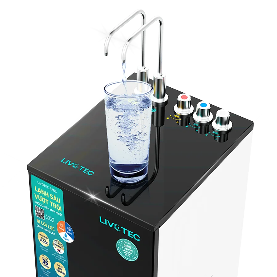 Máy lọc nước Nóng Lạnh Nguội Karofi Livotec 628S New - Ảnh 4